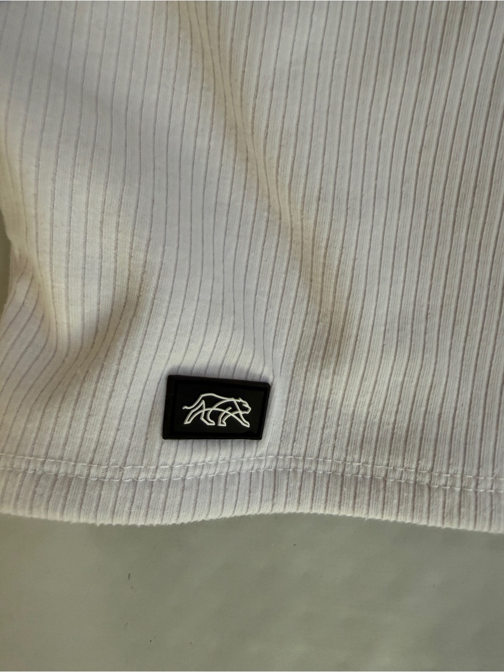 Tiger Friday White Long-Sleeve Dance Crop Top - Picture 3 of 4